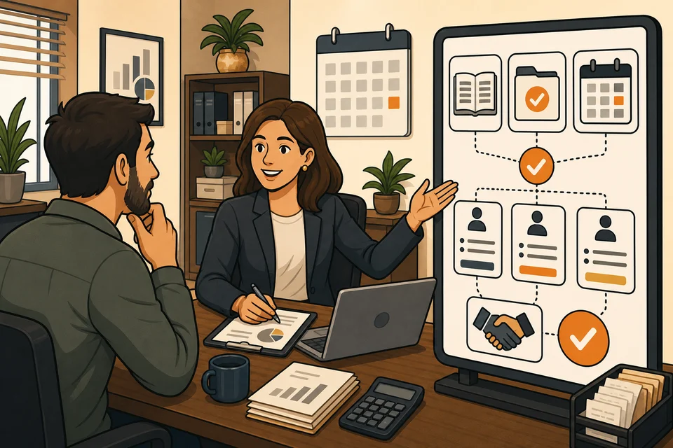 Bookkeeping & Tax Prep trust-builder illustration for consultation requests stay obvious.