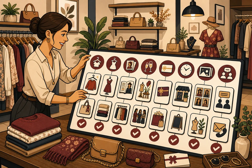 Boutiques trust-builder illustration for every major offer has a path.